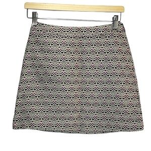 Forever 21 Women's A-Line Jacquard Silhouette Modern Mini Skirt Size S